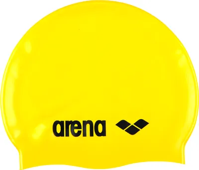 Produktbild von ARENA Classic Silicone Badekappe gelb