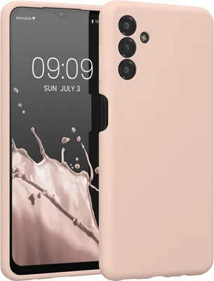 Image de Coque En Silicone Pour Samsung Galaxy A13 5G Rose Poudre Mat Sm-A136U