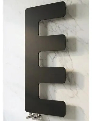 Produktbild von Rotheigner Designheizkörper Eta 1040 x 420 mm schwarz matt Anschluss Einseitig unten