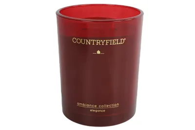 Produktbild von Countryfield Duftkerze Elegance rot 13cm