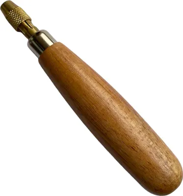 Produktbild von Holzgriff mit Keilfutter Ø 3,30 mm für Nadelnieter mit L 140-160 mm