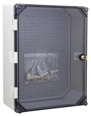 Zdjęcie produktu dla Obudowa 500x400x196mm IP65 z płytą montażową transparentna UNIbox Uni-2/T 43.22