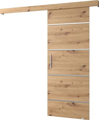 Produktbild von MEBLE KRYSPOL  Schiebetürsystem SALWADOR 4 mit Schienenabdeckung, Einbautüren, 90x204cm, Artisan