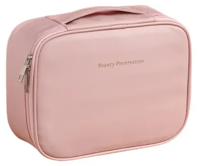 Immagine prodotto di Flamenco Mystique Borsa per cosmetici in ecopelle rosa con design estensibile - Astuccio elegante KS146R