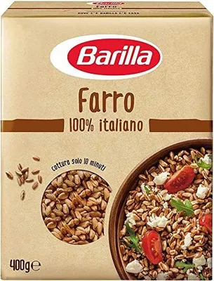 Produktbild von 3x Barilla Farro 100% italienisch Dinkel Lecker, gesund und eine Quelle für Ballaststoffe Mittelmeerküche 400g