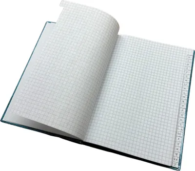Produktbild von Registerbuch A5 kariert 100Blatt
