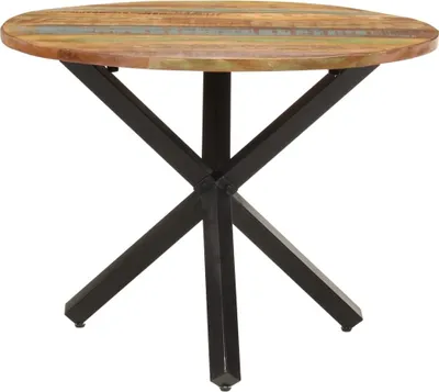 Produktbild von vidaXL Esstisch Rund 100x100x75 cm Altholz Massiv