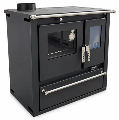 Immagine prodotto di Stufa a legna Verso CS Plus – 7,7 kW, con forno e piano cottura a sinistra – Classe A+