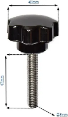 Produktbild von Sternschraube M8 x 40 mm