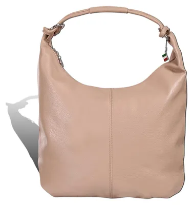 Produktbild von Florence Leder Tasche Damen Schultertasche rosa 45x8x35cm inklusive Italien Flagge D2OTF190A1
