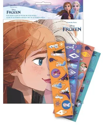 Zdjęcie produktu dla Disney Eiskönigin Glamor Stickeralbum mit 50 Stickern