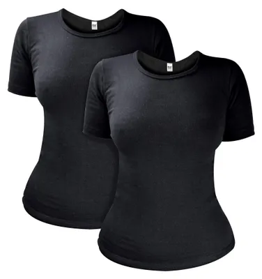 Produktbild von Heat Holders - Damen Thermo Innenfleece Outdoor Baumwolle Kurzarm Unterhemd