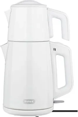 Image de Machine à thé électrique Mulex acier inox 18/10 blanc, 1 l + 2 l, 36 cm