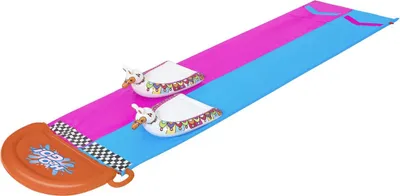 Produktbild von Bestway Rutschbahn mit Doppeltieren Llama 488x138 cm +3 Jahre Garten 52320