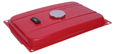 Immagine prodotto di Serbatoio del carburante, struttura in ferro resistente e duratura, capacità di 5 galloni, colore rosso