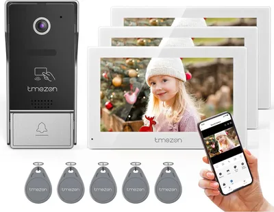 Produktbild von Video-Türsprechanlage, 7 Zoll Touchscreen, 1080P Auflösung, 3M1T