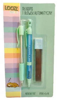 Produktbild von Set aus Kugelschreiber und Druckbleistift + Loozz Pastel Majewski-Stifte