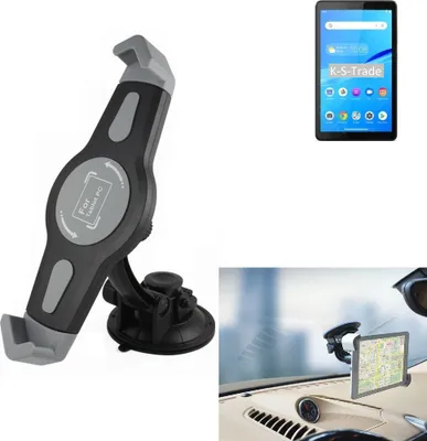 Produktbild von K-S-Trade Scheiben-Halterung für Tablets kompatibel mit Lenovo Tab M7 Wi-Fi KFZ Tablet Saugnapf Auto Halterung Windschutzscheibe Holder Halter