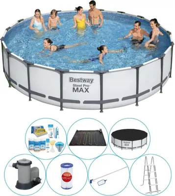 Zdjęcie produktu dla Zestaw basenowy - okrągły Bestway Steel Pro MAX 549x122 cm