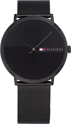Produktbild von Tommy Hilfiger Uhr Analog Quarzuhr Herren Schwarzes Edelstahlarmband 1791464 Klassisch