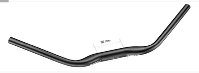 Produktbild von Satori Noirette Lenkung Biegung 31,8 mm mattschwarz 630 mm (E-Bike)