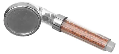 Produktbild von 5 Five With Relaxing Mineral Stones Duschkopf Silber  Silber One Size
