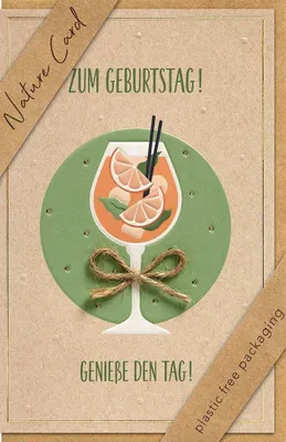 Produktbild von BSB 69-3041-2 Geburtstagskarte Nature Card - inkl. Umschlag