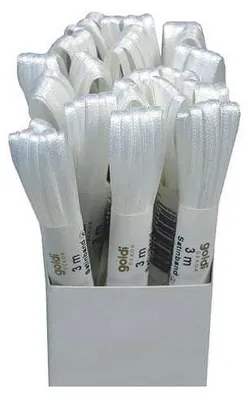Produktbild von Geschenkband, Doppelsatin, 3 mm x 3 m, weiß