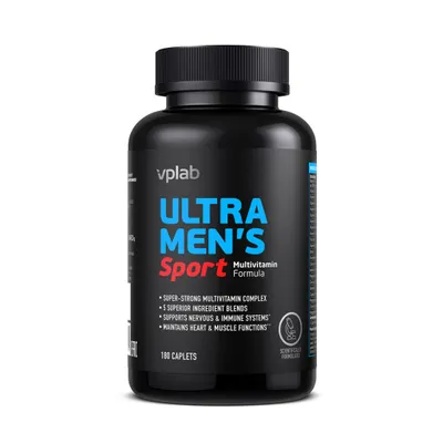 Produktbild von VPLab Ultra Multivitamin Sportformel für Männer 180 Kapseln Energie Vitalität