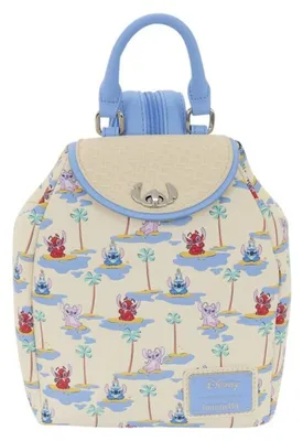 Image de Sac à dos micro Loungefly, Lilo & Stitch : Stitch, Angel et Leroy