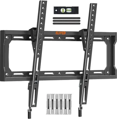 Produktbild von Kantelbare TV-Wandhalterung für 26-60 Zoll LED/LCD/OLED-TV bis 45 kg, VESA 400x400 mm, schwarz