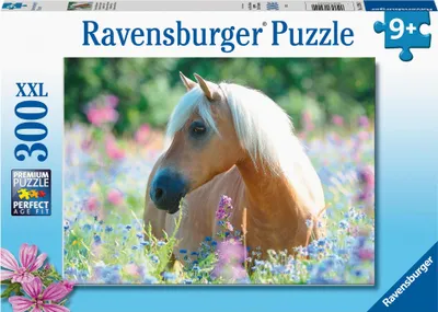 Obrázek produktu pro Ravensburger 13294 Puzzle Kůň v moři květin 300 dílků 13294