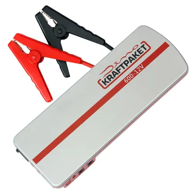 Produktbild von Dino KRAFTPAKET, 12V-600A Starthilfegerät 66.6Wh, KFZ Starthilfe Powerbank für Diesel & Benziner, Blei-Säure GEL EFB AGM-Batterie, Für Auto Motorrad