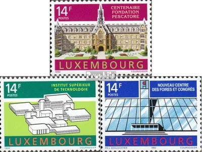 Produktbild von Briefmarken Luxemburg 1992 Mi 1288-1290 (kompl.Ausg.) postfrisch Gebäude