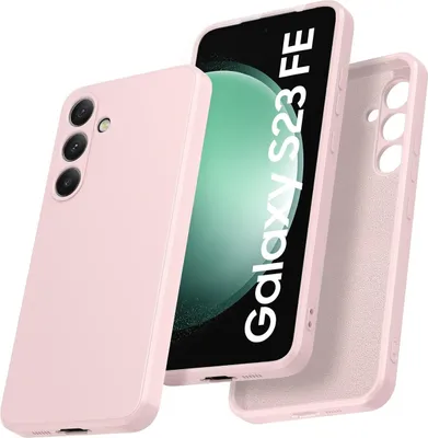 Obrázek produktu pro Pouzdro pro Samsung Galaxy S23 FE Měkký tekutý silikonové, nárazuvzdorné gumové pouzdro Růžový