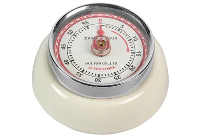 Produktbild von ZASSENHAUS Kurzzeitmesser Retro-Look 3cm Ø7cm creme