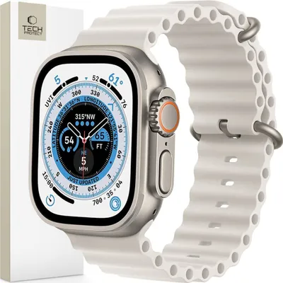 Produktbild von Tech-Protect Iconband Pro Apple Hodinky 4 / 5 / 6 / 7 / 8 / 9 / Se / Ultra 1 / 2 (42 / 44 / 45 / 49 Mm) Béžová