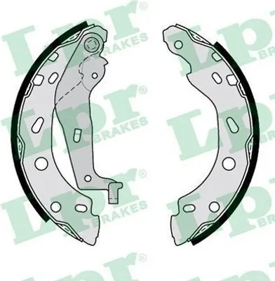 Produktbild von LPR Bremsbackensatz Trommelbremse Hinten für SMART FORTWO Coupe (451) 203mm 07750