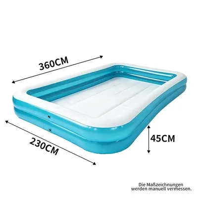 Produktbild von 3,6 Meter Gartenpool Kinderpool Schwimmbecken Pool Quick Up Planschbecken
