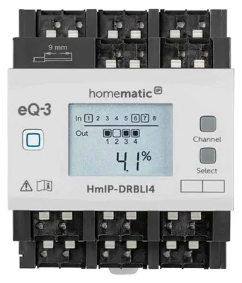 Image de Homematic IP actionneur de volet 4 canaux blanc