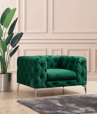 Image de Hanah Home, Como- HLN1516, vert, chaises de bistrot, structure : bois de hêtre / panneaux de particules