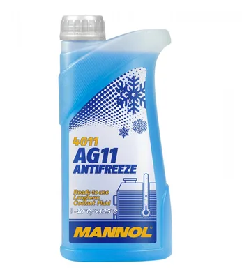 Produktbild von MANNOL Antifreeze AG11 (- 40°C) Blau, 1L