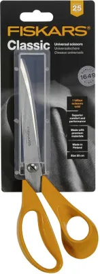 Immagine prodotto di Fiskars Classic - Forbici - Lamina, carta, pellicola, tessuto, cartone, materiale laminato - 250 mm