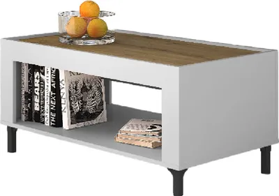 Produktbild von Design Couchtisch DM-1 Eiche Whisky Tisch Wohnzimmertisch Ablagefläche