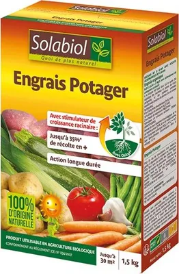 Image de Engrais Potager 1.5kg - Solabiol