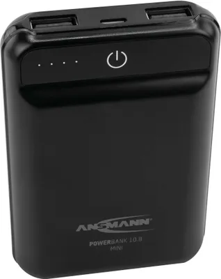 Zdjęcie produktu dla Ansmann 10.8 mini, 10000 mAh, Litowo-polimerowy (LiPo), Czarny
