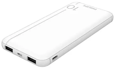 Immagine prodotto di Philips Slim Powerbank mit LED+ Micro-USB Kabel bianco - Micro (AAA)