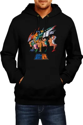 Produktbild von Herren Kapuzenpullover Japan Anime Manga Saint Anime Seiya Knights Allknights, Man M / Schwarz
