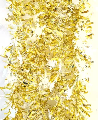 Produktbild von Lametta 5m Girlande Weihnachtsgirlande Christbaumschmuck Weihnachten Deko LMT7 Gold