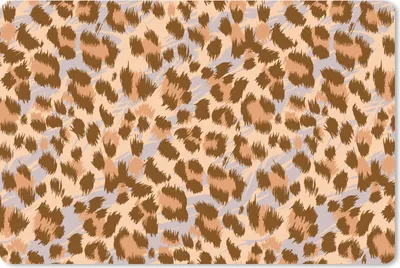 Produktbild von MuchoWow® Mauspad Mousepad Tierdruck - Panther - Braun - Muster 27x18 cm - Mousepads - Maus Mat - Pad - Mausunterlage - Büroartikel - Desk Matten